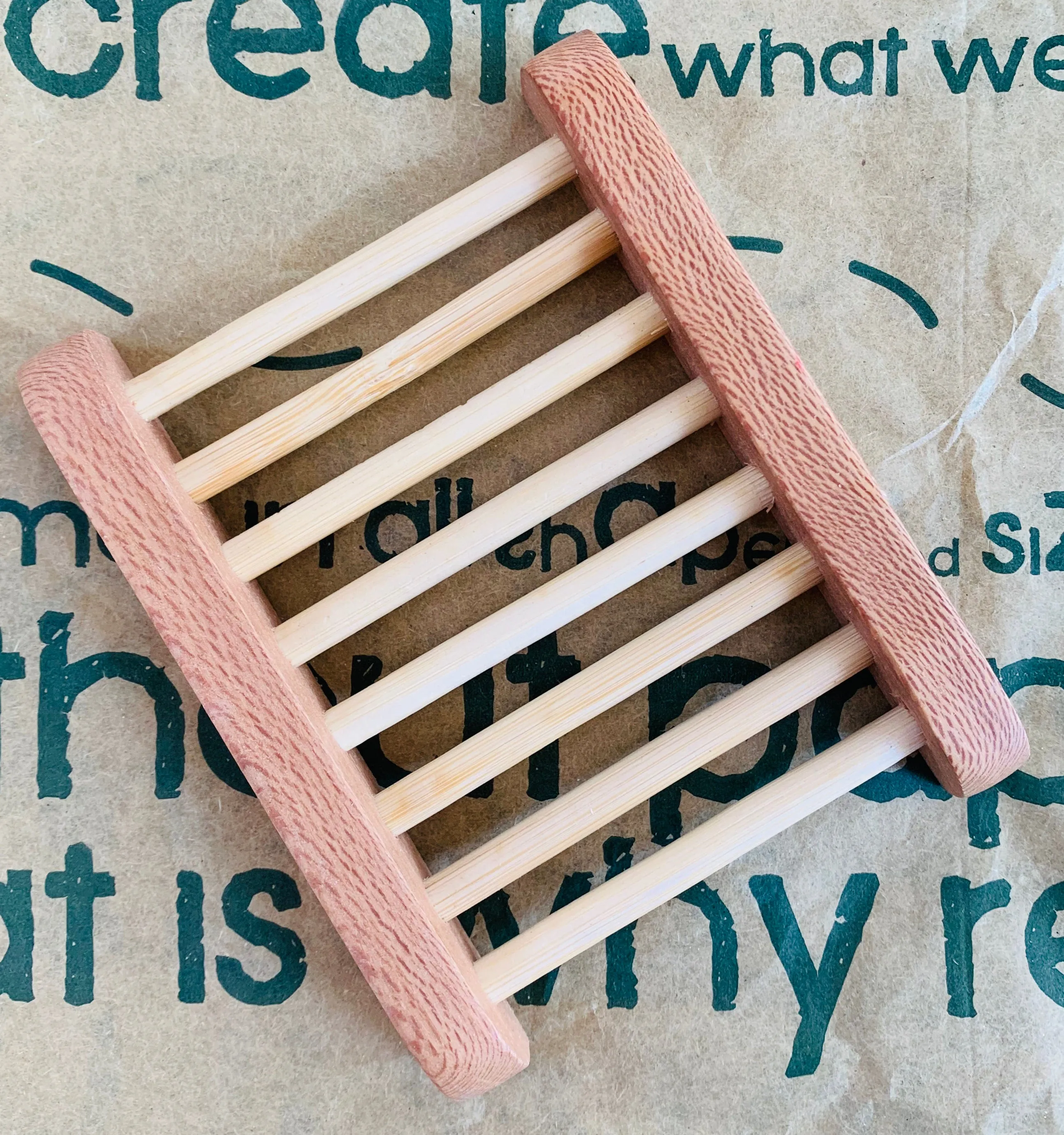 Large Wooden Soap Dish Tray