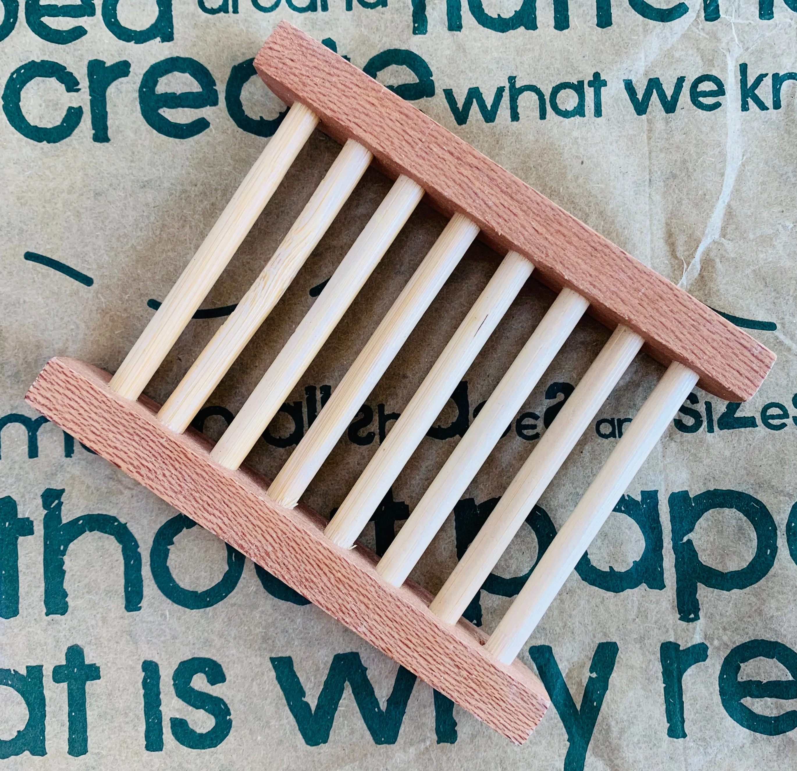 Large Wooden Soap Dish Tray