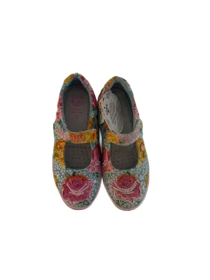 Lelli Kelly blue fantasy canvas shoe