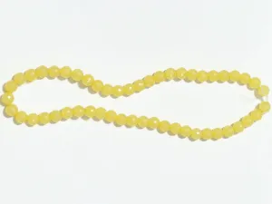 Lemon Yellow Circular Plastic Beads - 10 mm