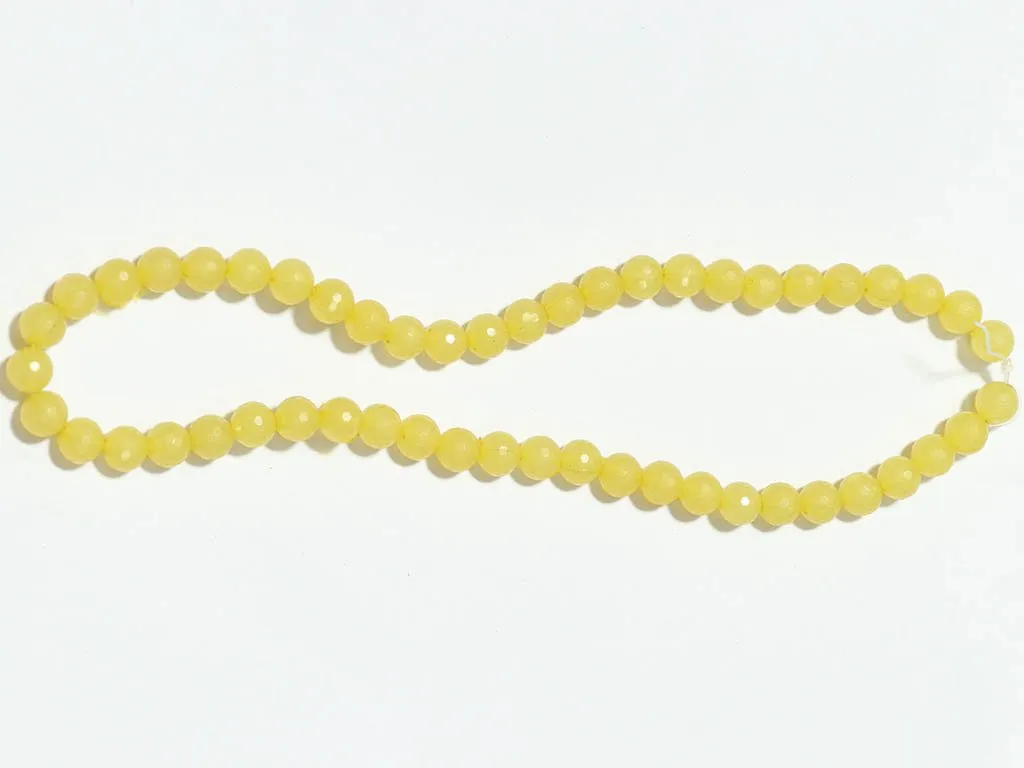 Lemon Yellow Circular Plastic Beads - 10 mm