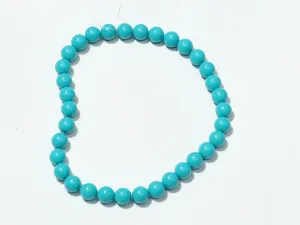 Light Blue Circular Plastic Beads - 12 mm