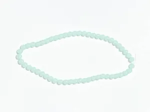 Light Blue Transparent Circular Plastic Beads - 10 mm