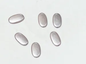 Light Purple Designer Oval Plastic Beads- 30x18 mm
