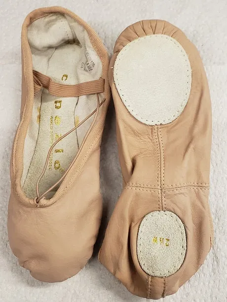 Lissette Jr. -- Children's Leather Split Sole Ballet -- Pink