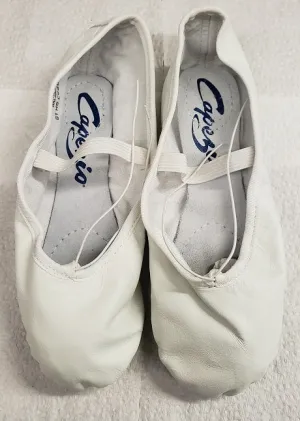 Lissette -- Women's Leather Split Sole Ballet -- White