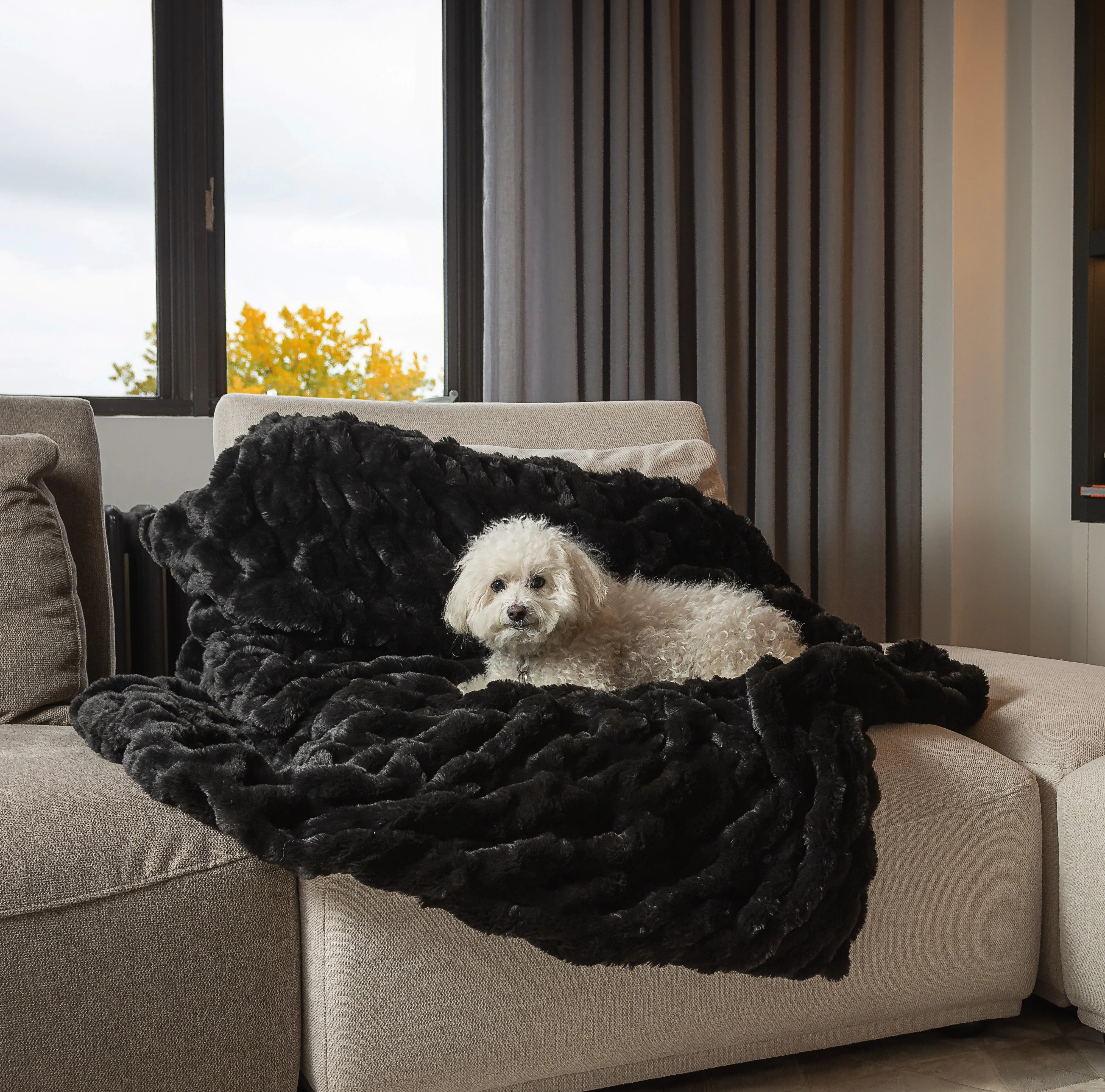 Luxe Home Decor Signature Faux Fur Throw-1-Piece