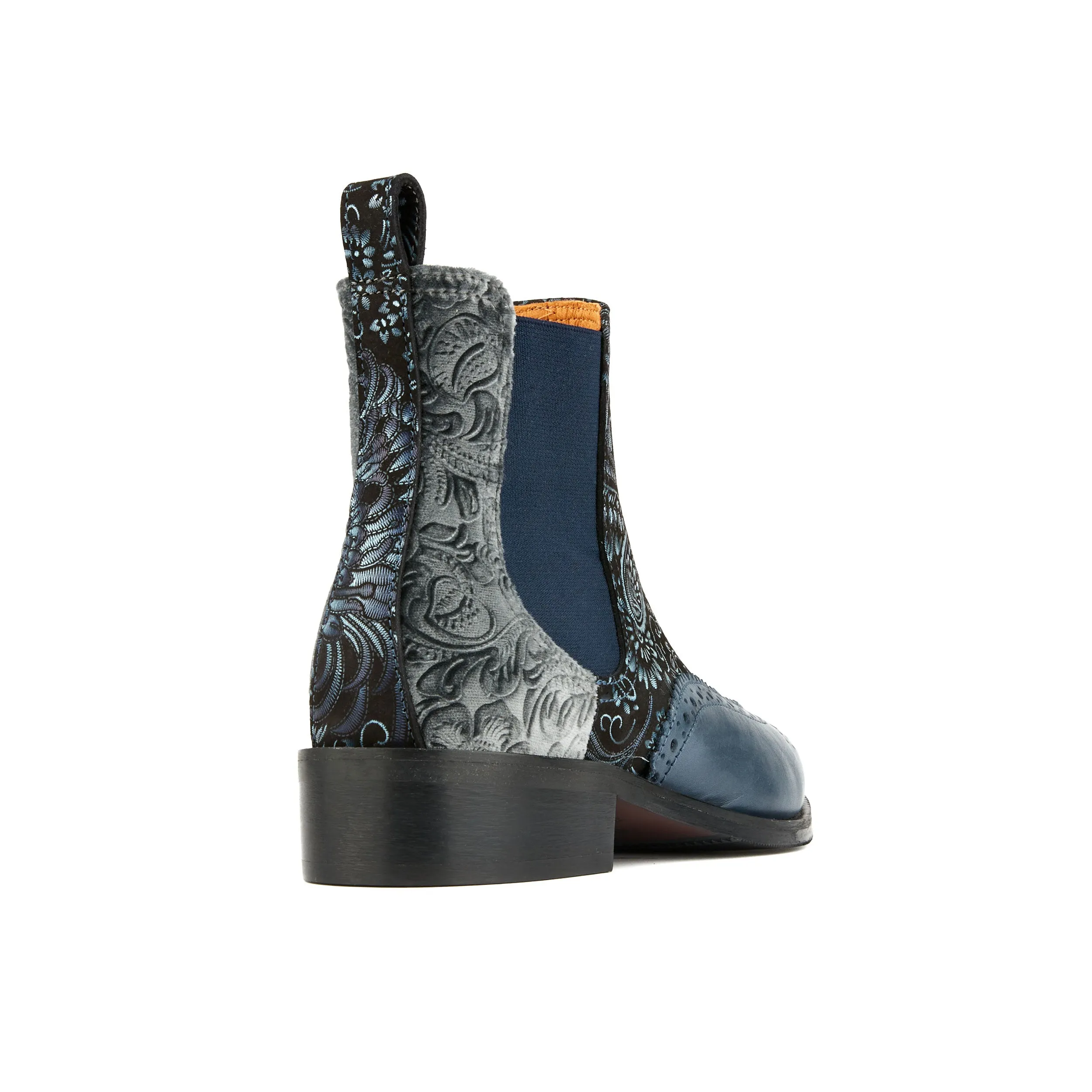 Mamacita - Silver Paisly & Black