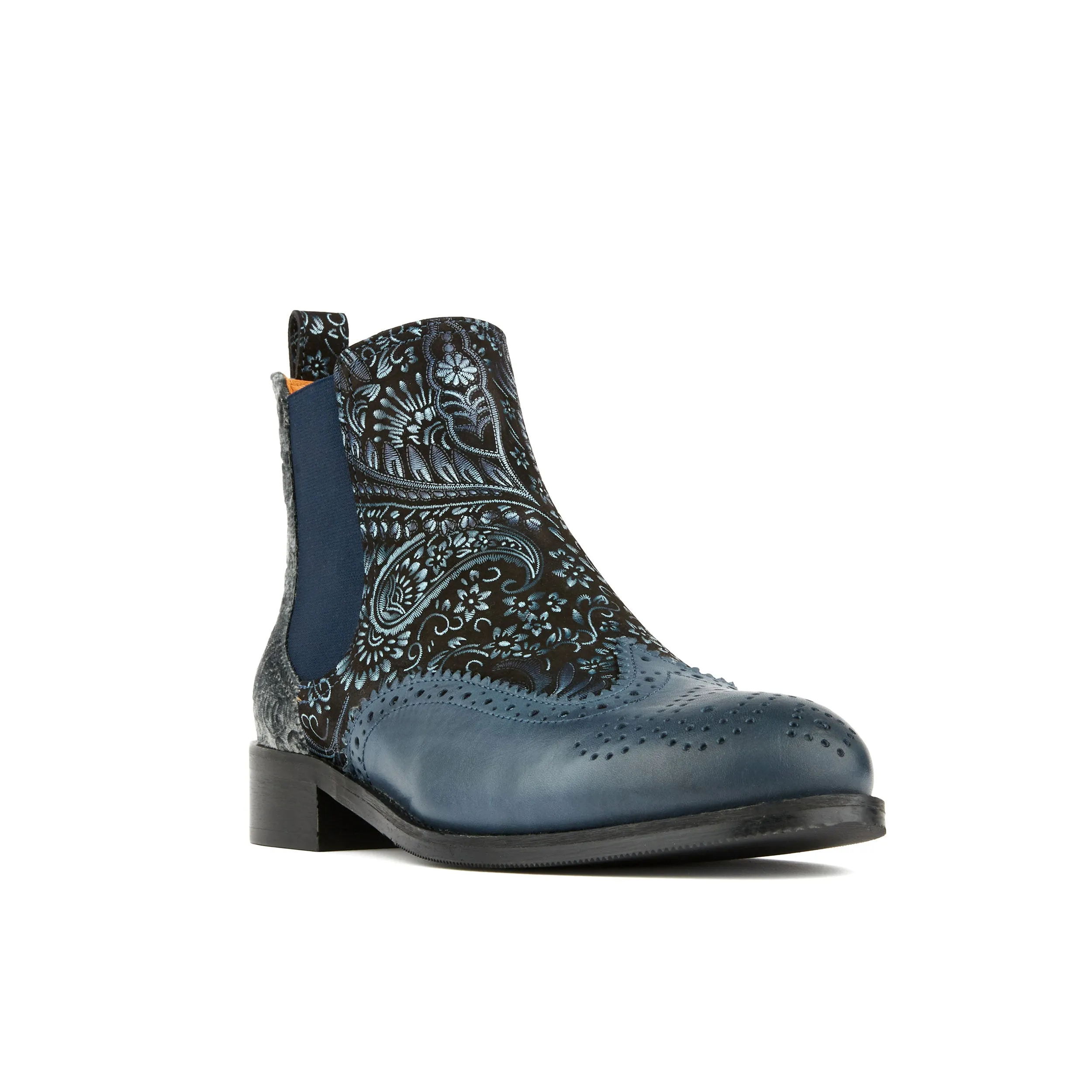 Mamacita - Silver Paisly & Black
