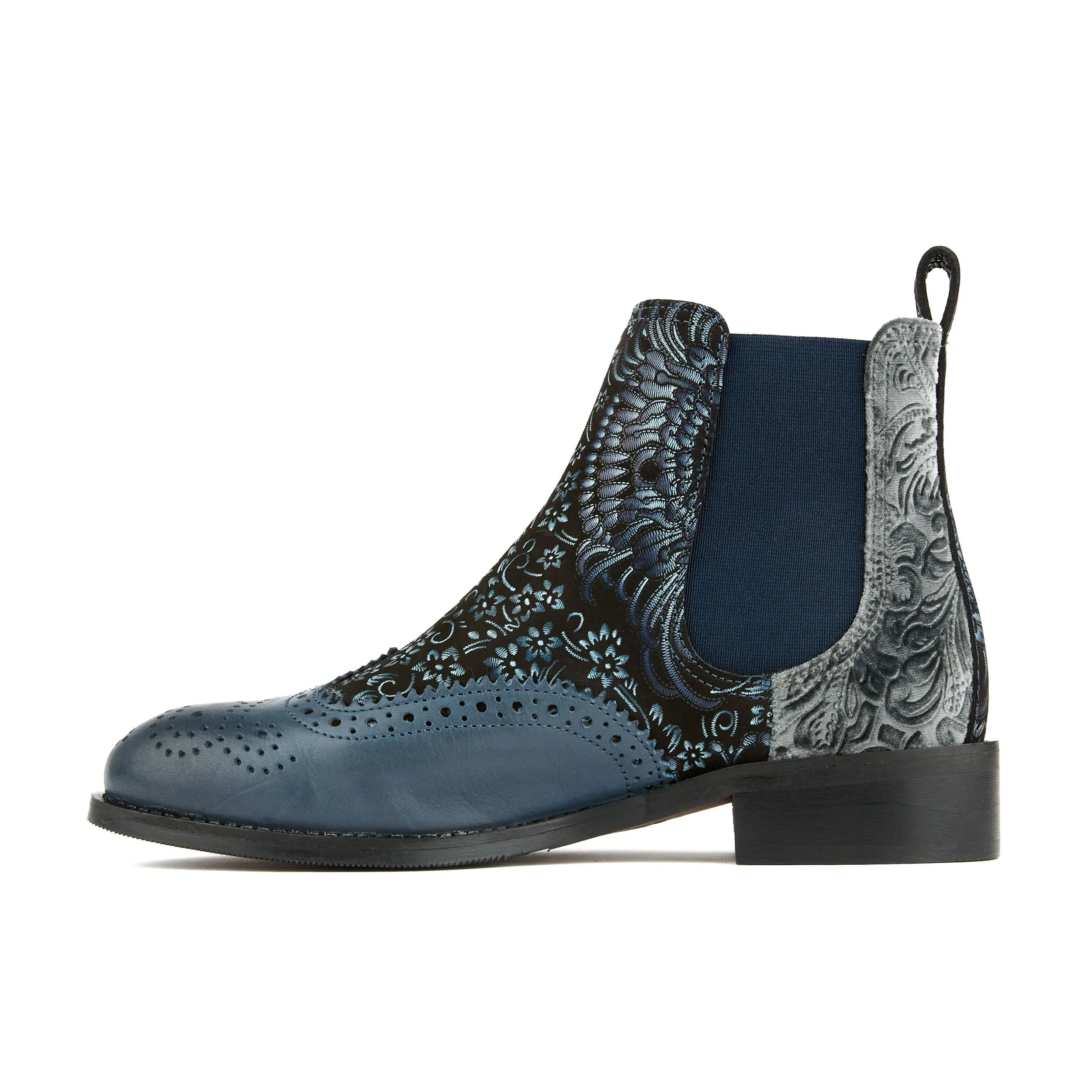 Mamacita - Silver Paisly & Black