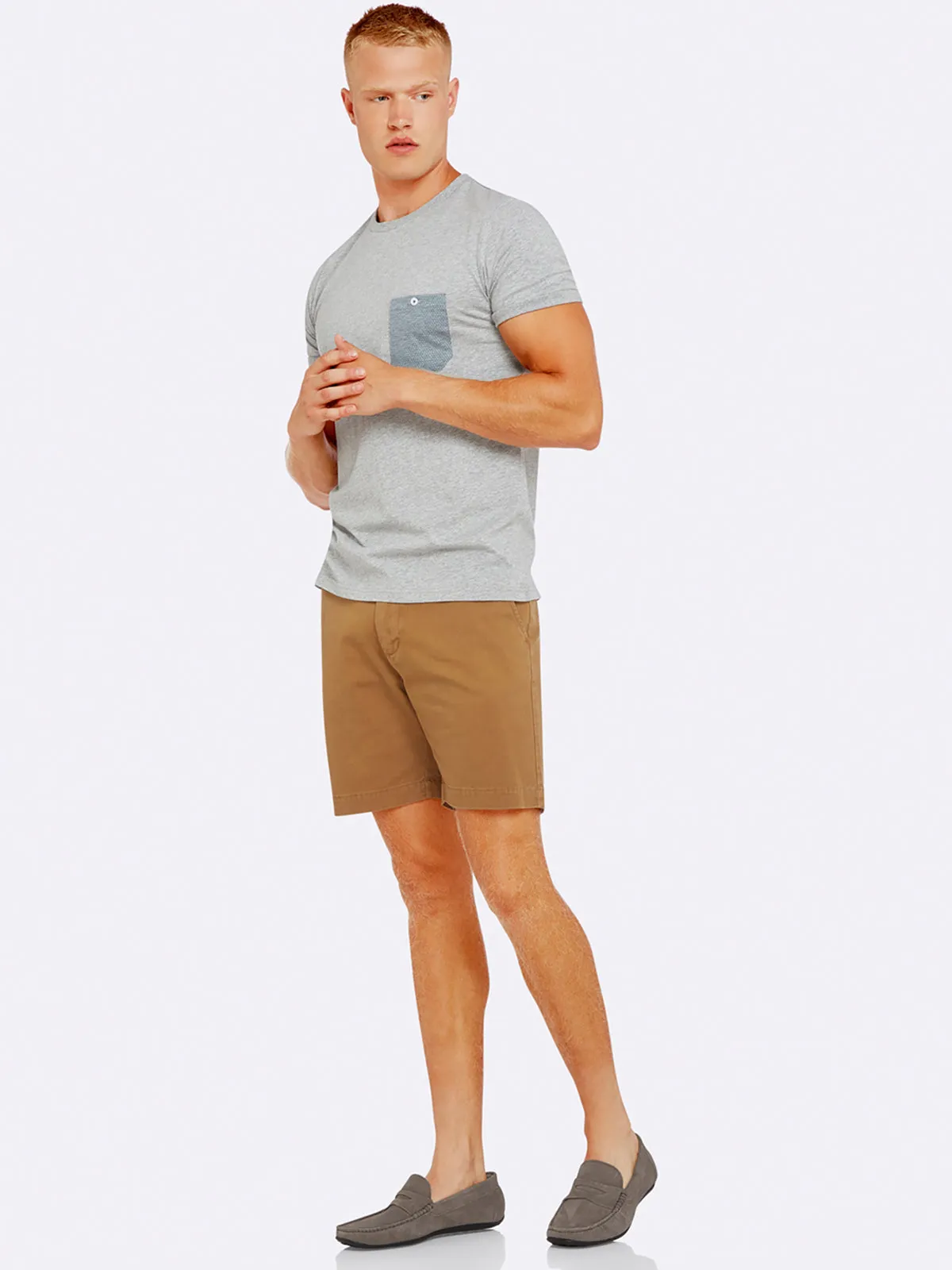 Mason Chest Pocket T-Shirt Melange