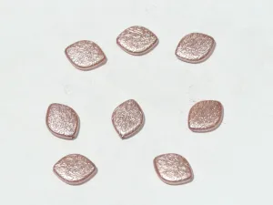 Mauve Designer Eye Plastic Beads - 20x16 mm