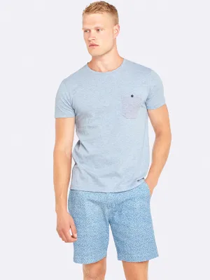 Max Contrast Pocket T-Shirt Chmbry