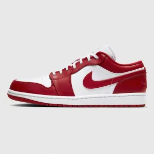 Men's Air Jordan 1 Low "New Beginnings" (Gym Red/White)(553558-611)