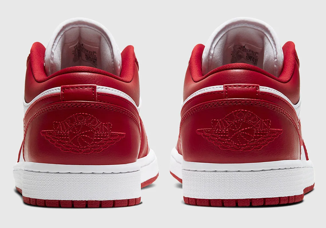 Men's Air Jordan 1 Low "New Beginnings" (Gym Red/White)(553558-611)