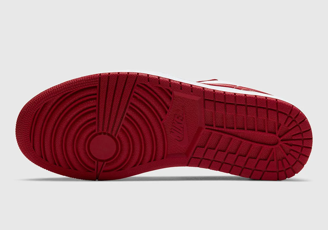 Men's Air Jordan 1 Low "New Beginnings" (Gym Red/White)(553558-611)