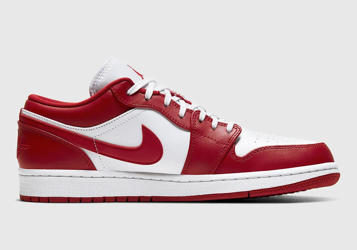 Men's Air Jordan 1 Low "New Beginnings" (Gym Red/White)(553558-611)