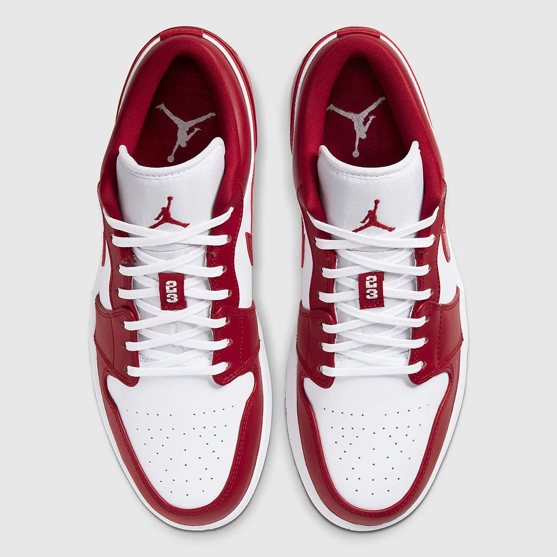 Men's Air Jordan 1 Low "New Beginnings" (Gym Red/White)(553558-611)