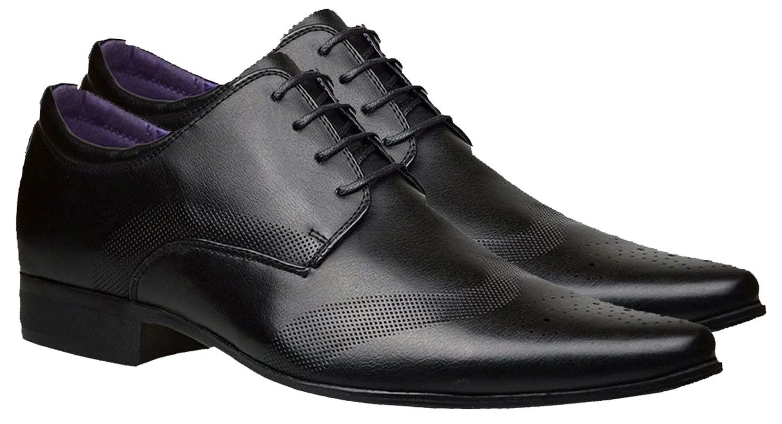 Mens Leather Lined Italian Casual Formal Brogues Office Wedding Shoes