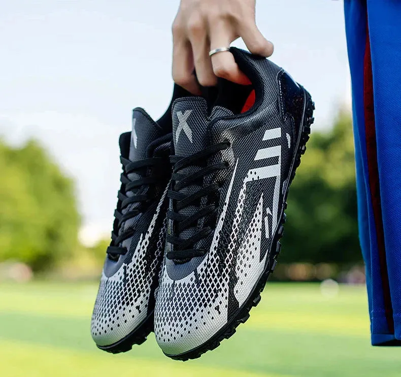 Men's Synthetic Leather Football Turf Sports Shoes