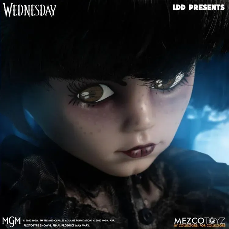 Mezco Toyz The Addams Family Living Dead Dolls Wednesday Addams (Rave'N Dance) Action Figure
