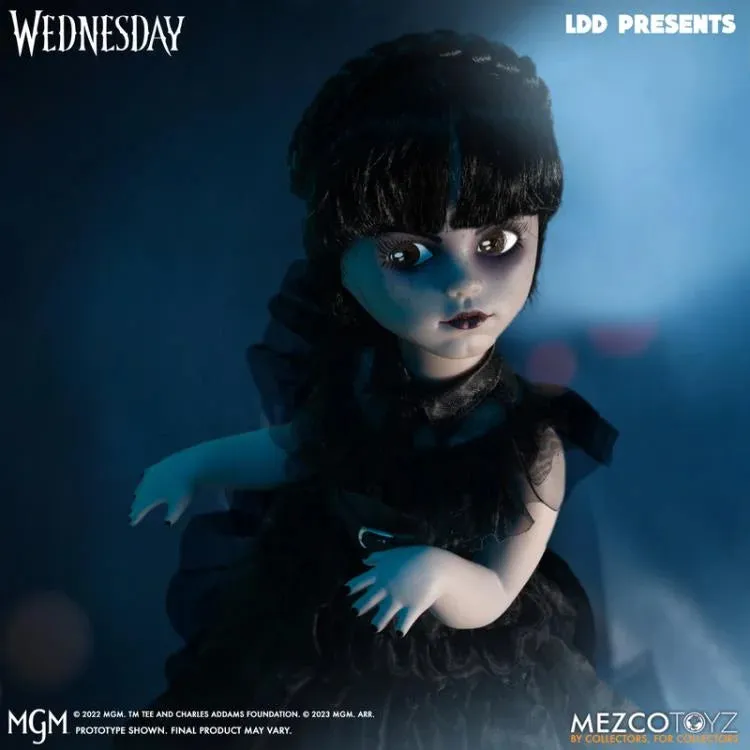 Mezco Toyz The Addams Family Living Dead Dolls Wednesday Addams (Rave'N Dance) Action Figure
