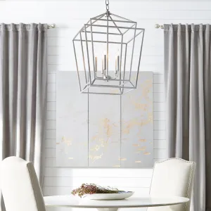 Monument 5 Light Entry Chandelier - Classic Nickel