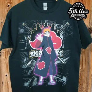 Naruto Shippuden Akatsuki  - New Vintage Anime T shirt