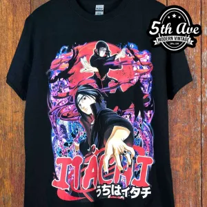 Naruto Shippuden Itachi Uchiha - New Vintage Anime T shirt