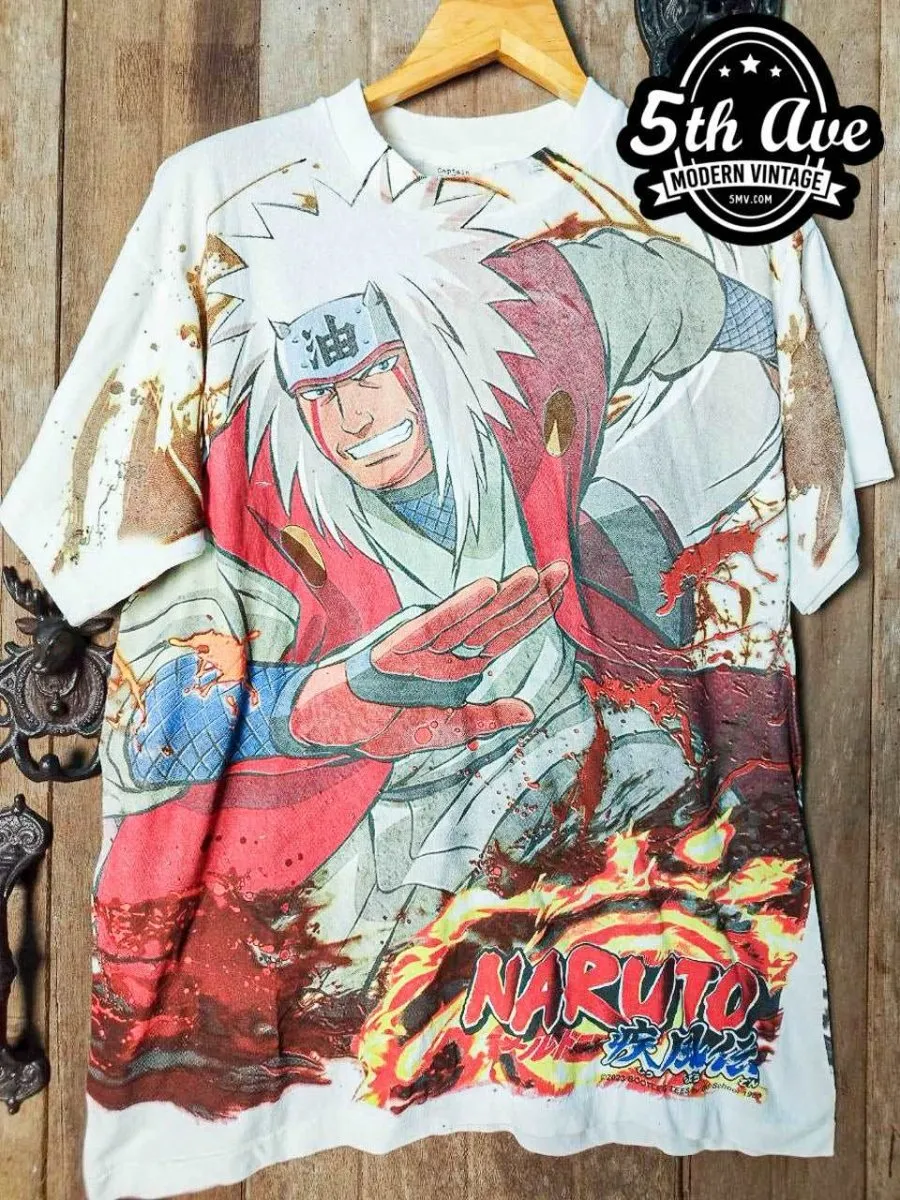 Naruto Shippuden Jiraiya - AOP all over print New Vintage Anime T shirt