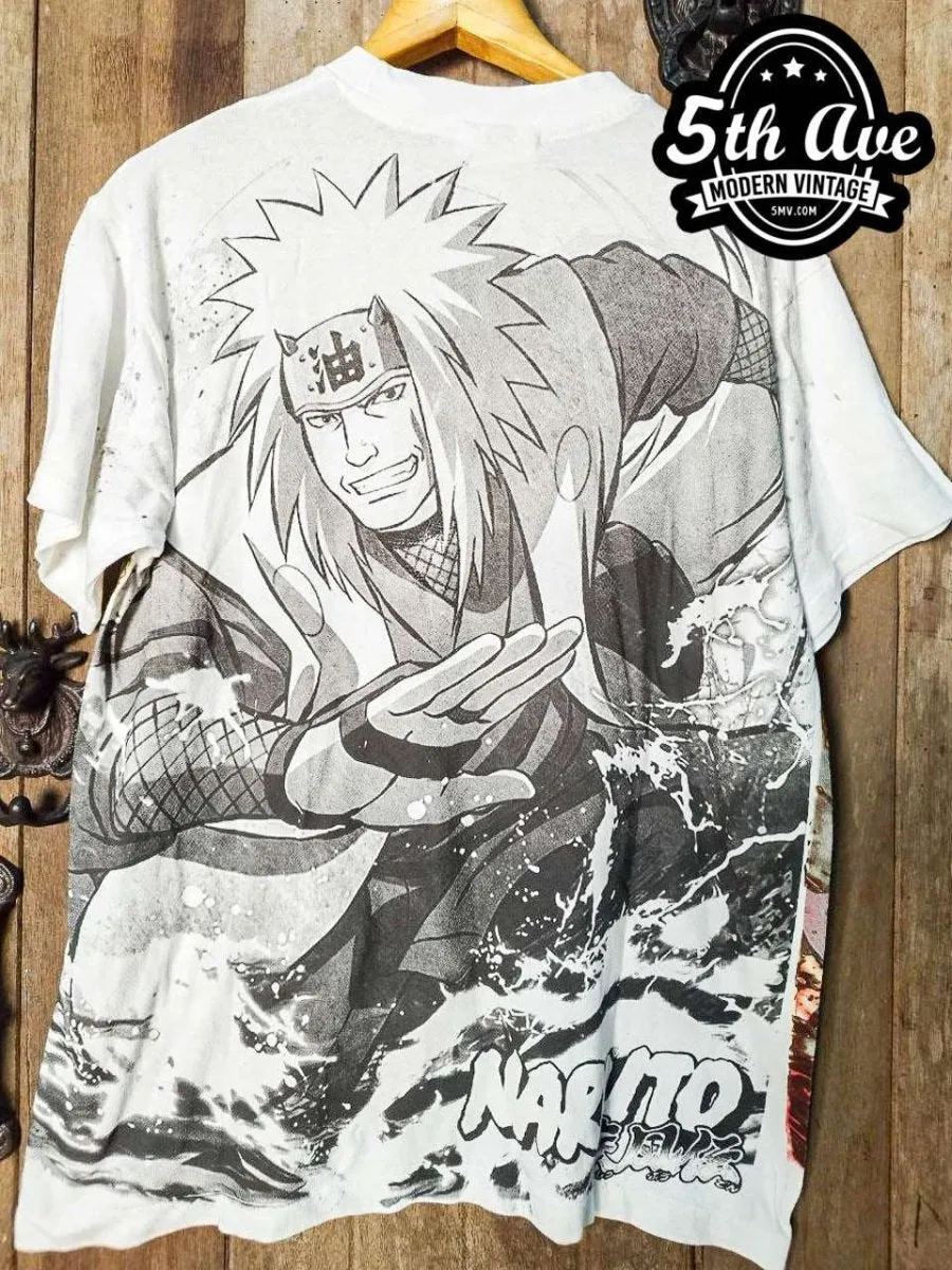 Naruto Shippuden Jiraiya - AOP all over print New Vintage Anime T shirt
