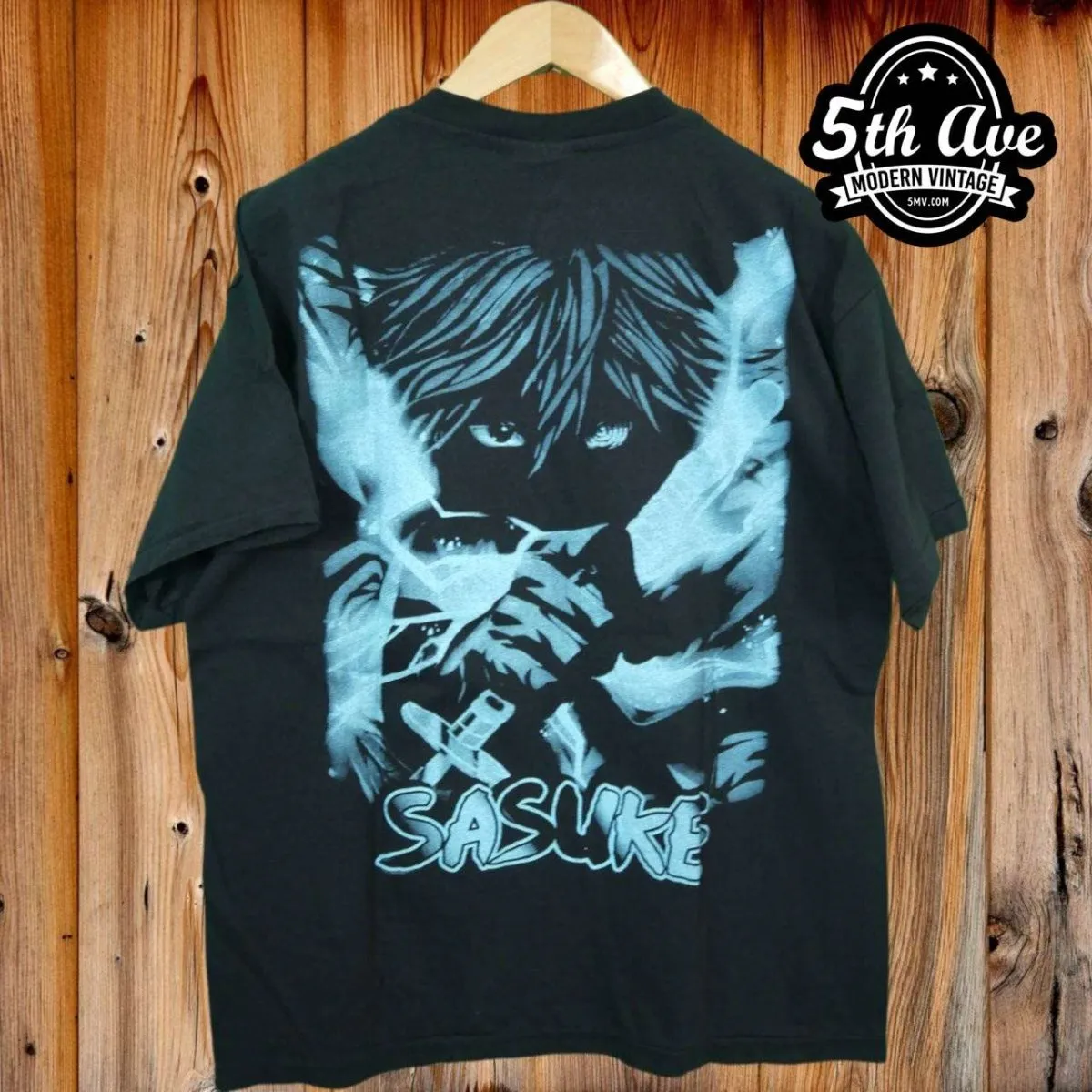 Naruto Shippuden Sasuke Uchiha - New Vintage Anime T shirt