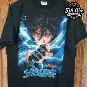 Naruto Shippuden Sasuke Uchiha - New Vintage Anime T shirt