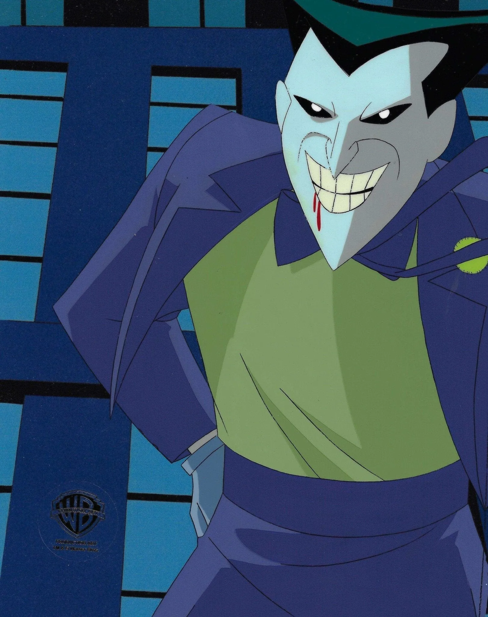 New Adventures Of Batman Production Cel: Joker