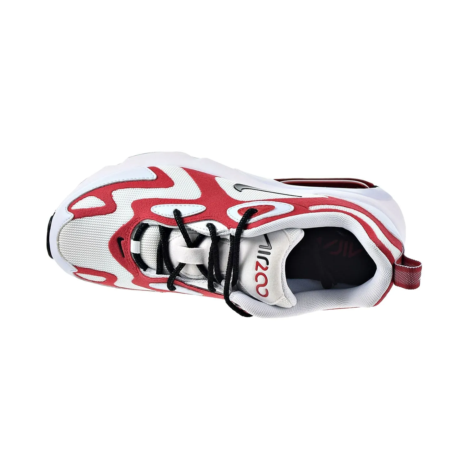 Nike Air Max 200 Icon Clash Women's Shoes White-Gym Red-Half Blue