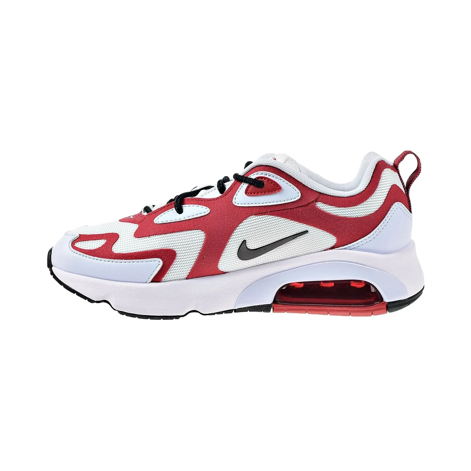 Nike Air Max 200 Icon Clash Women's Shoes White-Gym Red-Half Blue