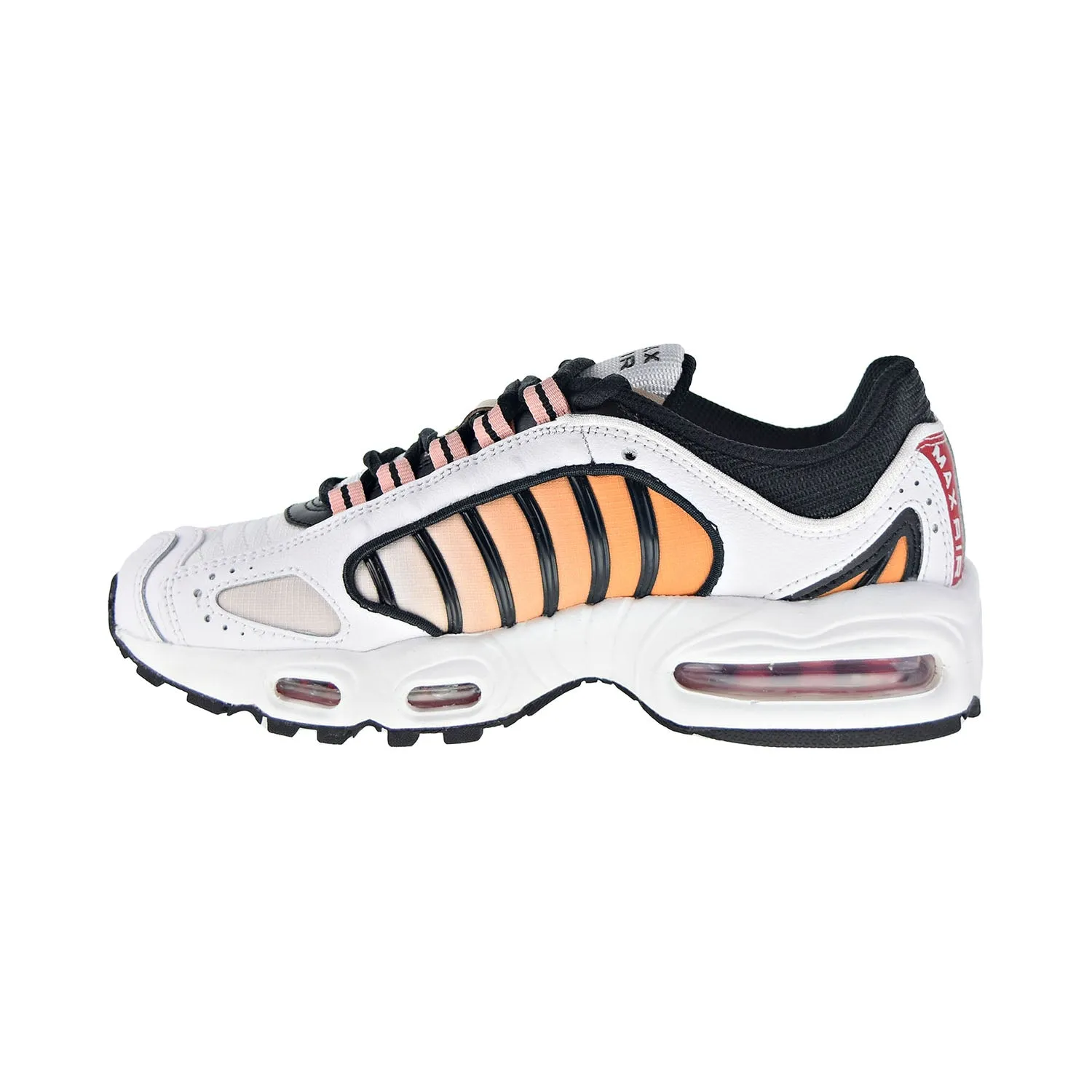 Nike Air Max Tailwind 4 Women's Shoes White-Black-Coral Stardust-Gym Red
