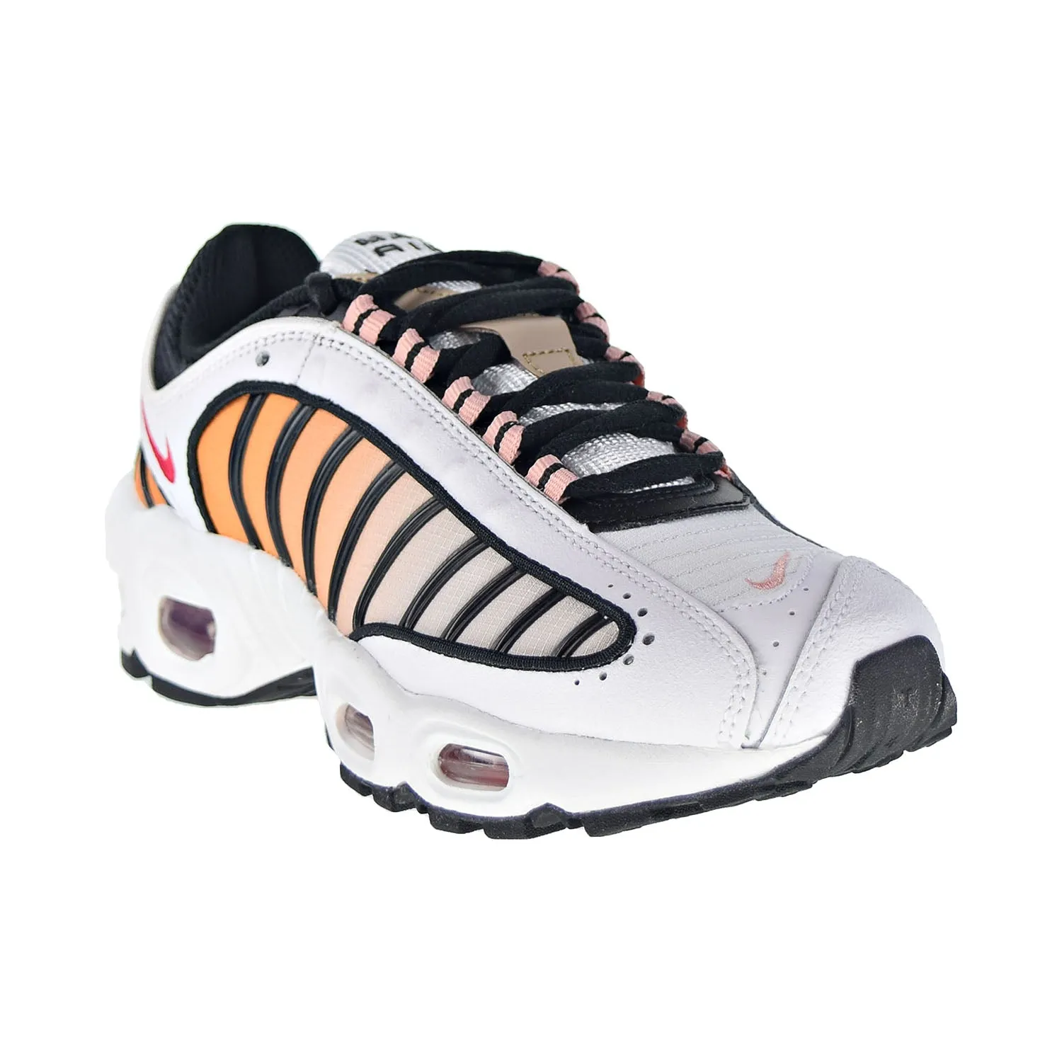 Nike Air Max Tailwind 4 Women's Shoes White-Black-Coral Stardust-Gym Red