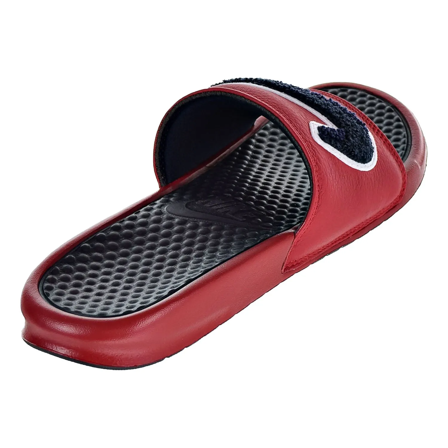 Nike Benassi JDI Chenille Men's Slide Gym Red/Obsidian/White