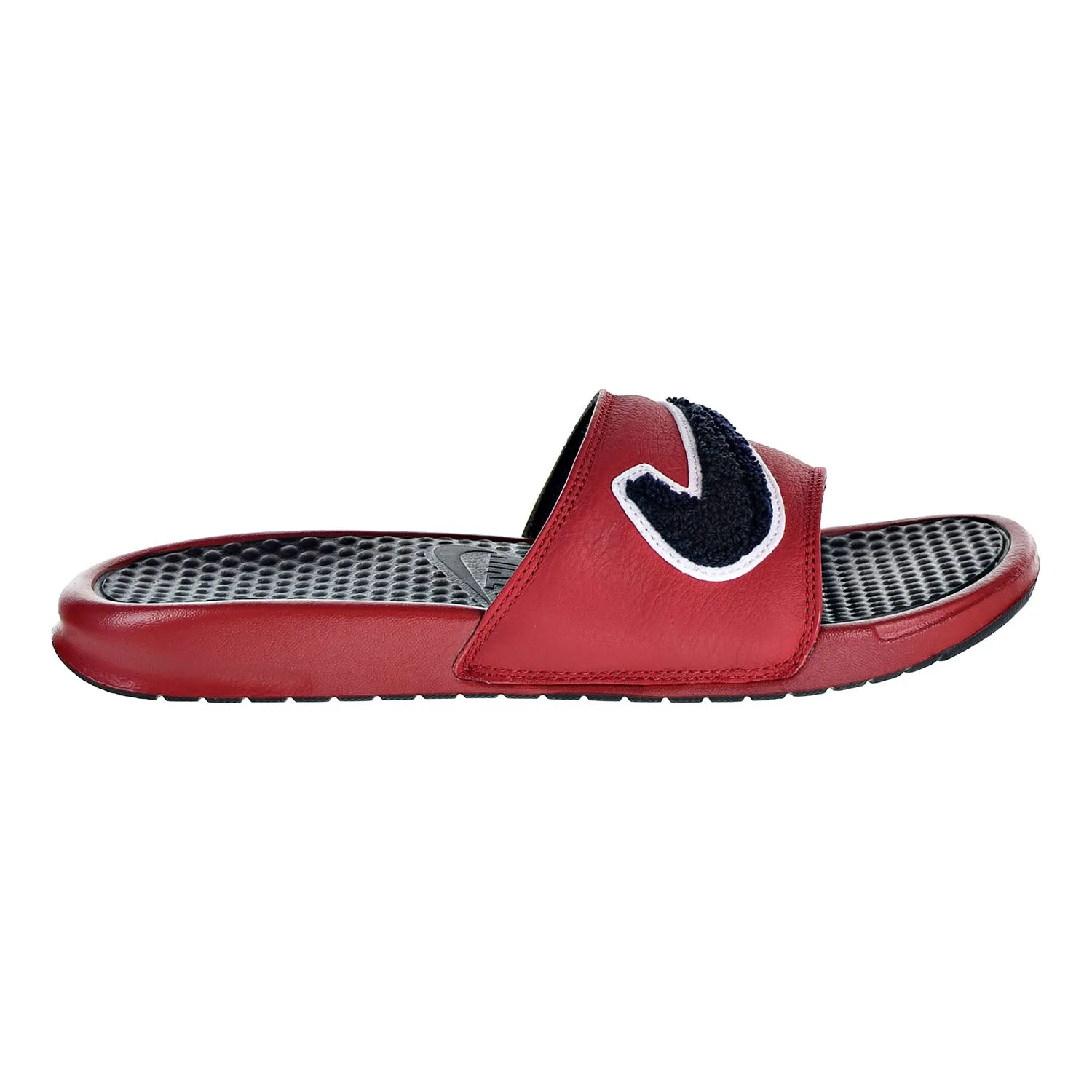 Nike Benassi JDI Chenille Men's Slide Gym Red/Obsidian/White