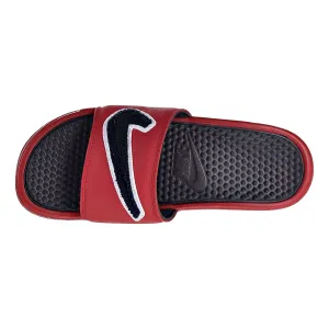 Nike Benassi JDI Chenille Men's Slide Gym Red/Obsidian/White