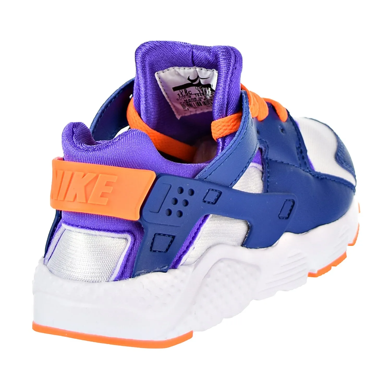 Nike Huarache Little Kid's Running Shoes White/Cone/Gym Blue