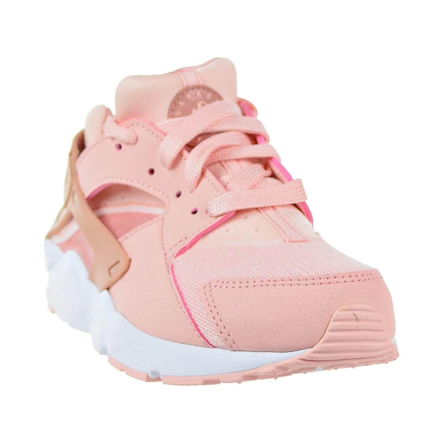 Nike Huarache Run SE Little Kids' Shoes Strom Pink/Rust Pink/White