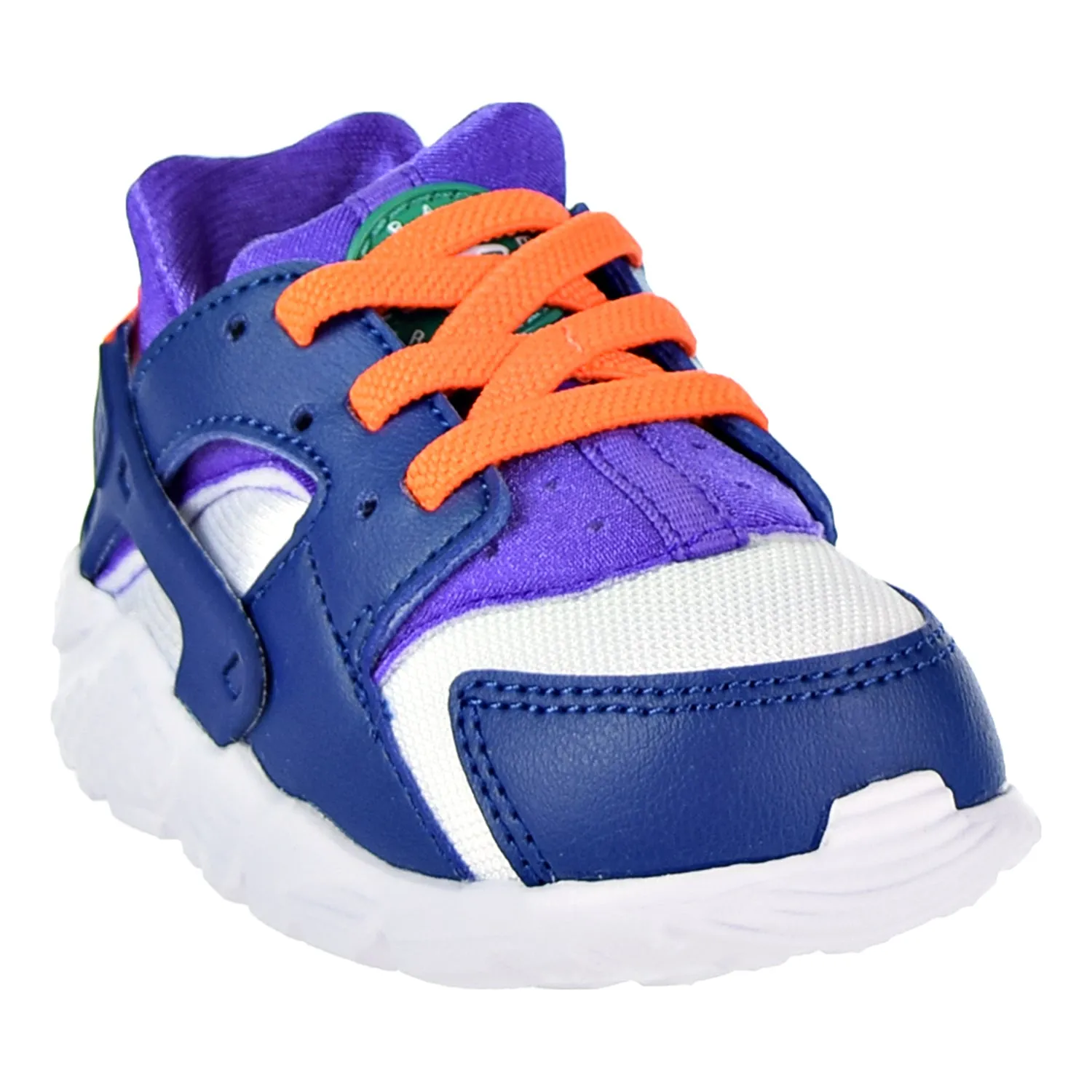 Nike Huarache Run Todder's Shoes White/Cone/Gym Blue