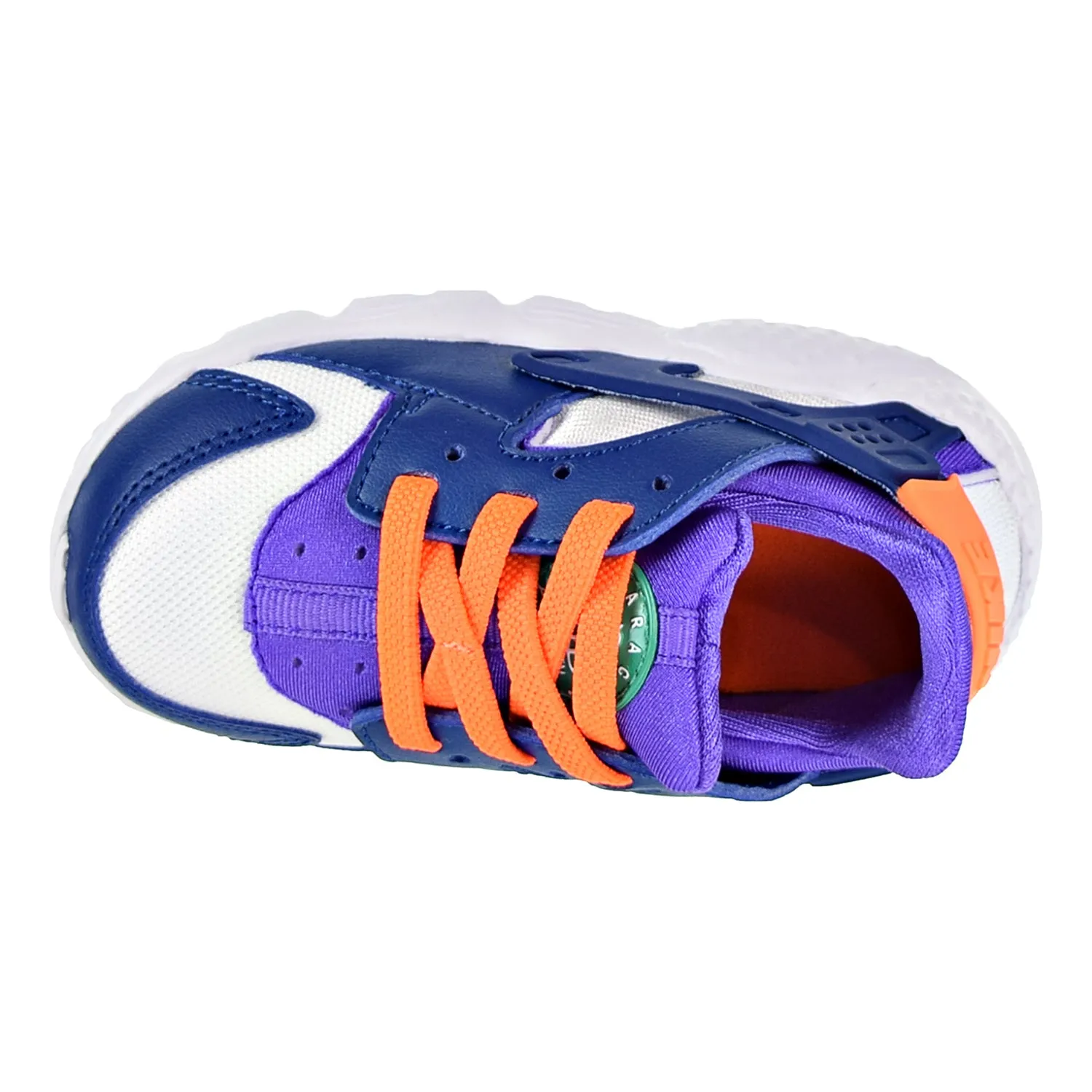 Nike Huarache Run Todder's Shoes White/Cone/Gym Blue