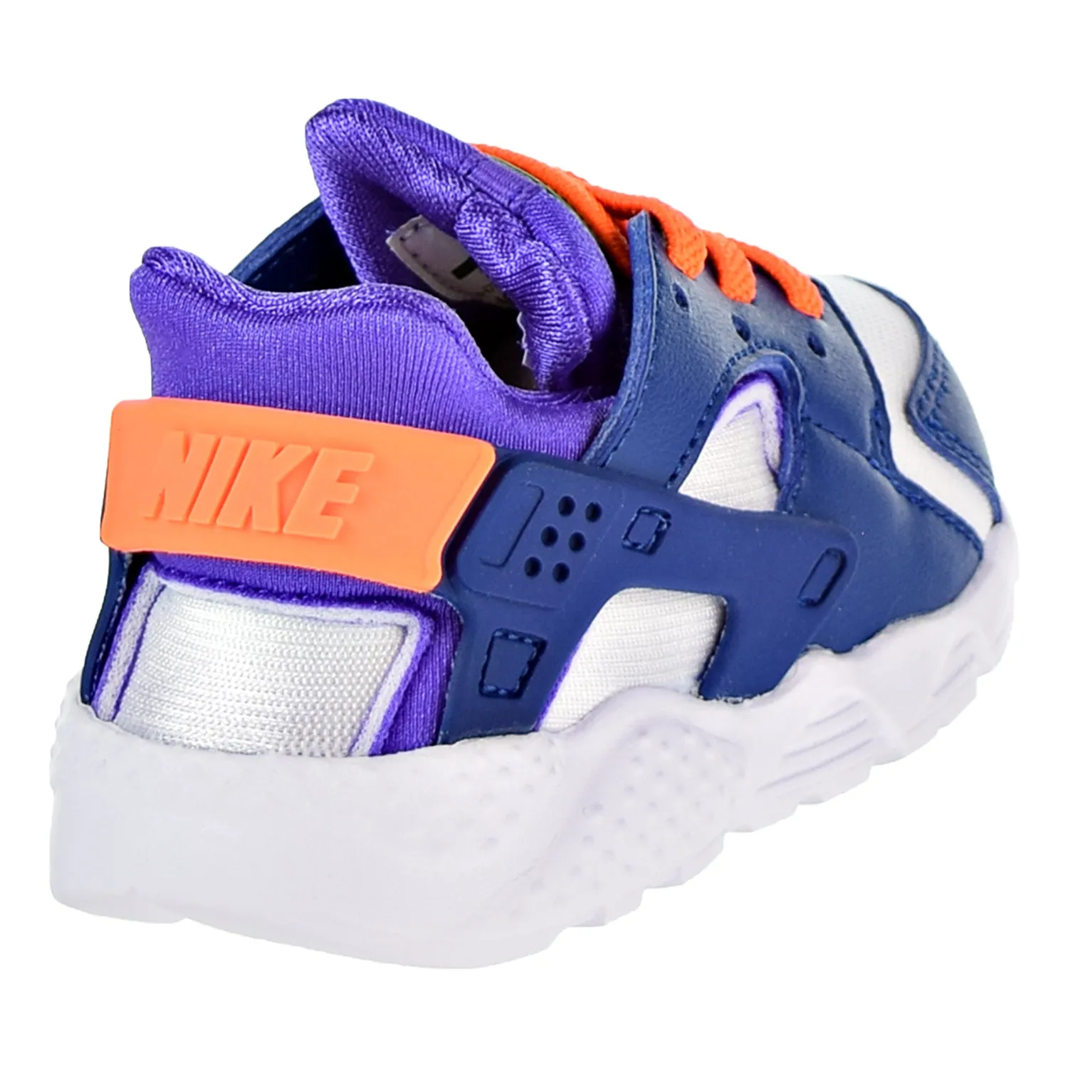 Nike Huarache Run Todder's Shoes White/Cone/Gym Blue