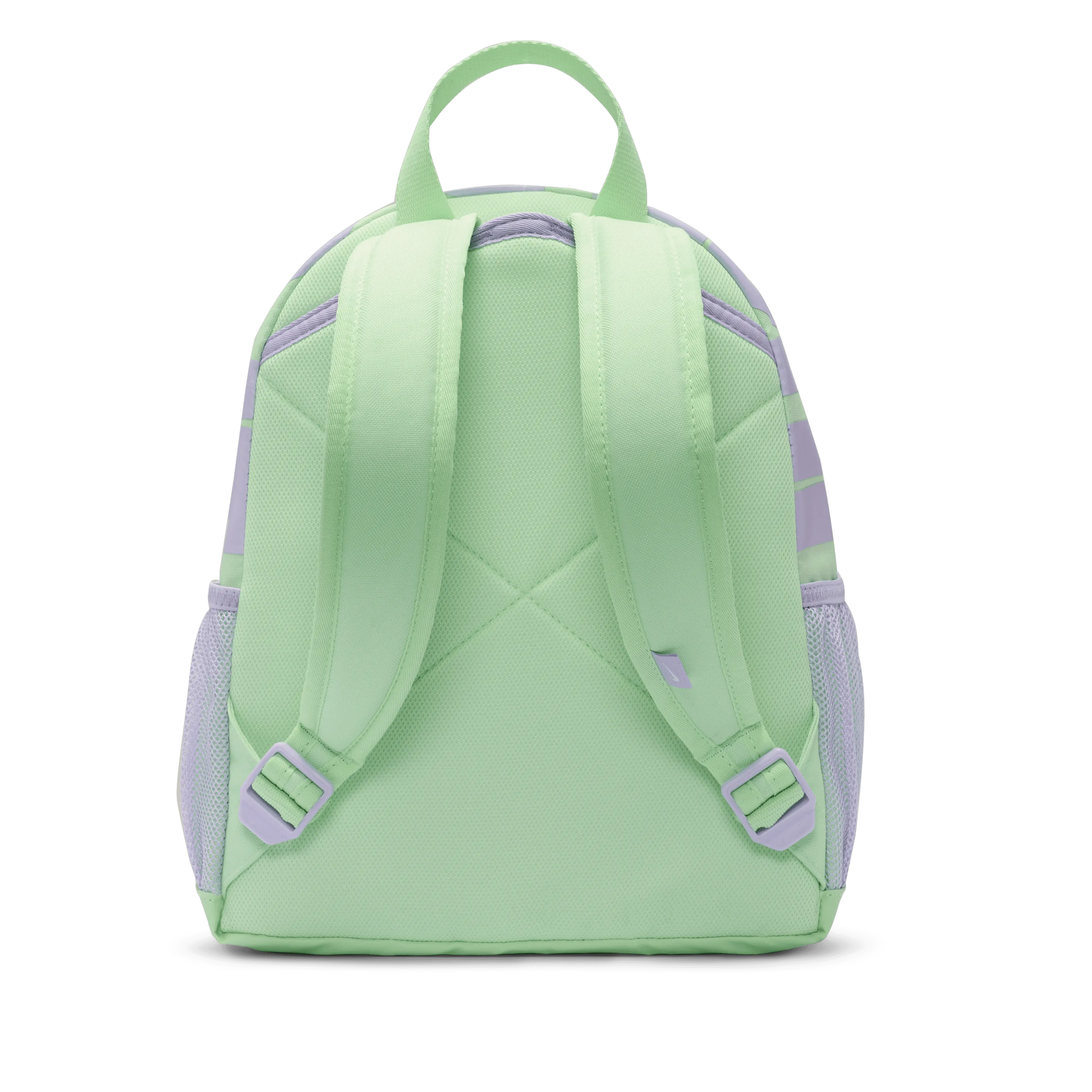 Nike Kids Brasilia JDI Mini Backpack-Apor Green/Lilac Bloom/White