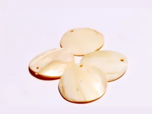 Off White Shell Beads