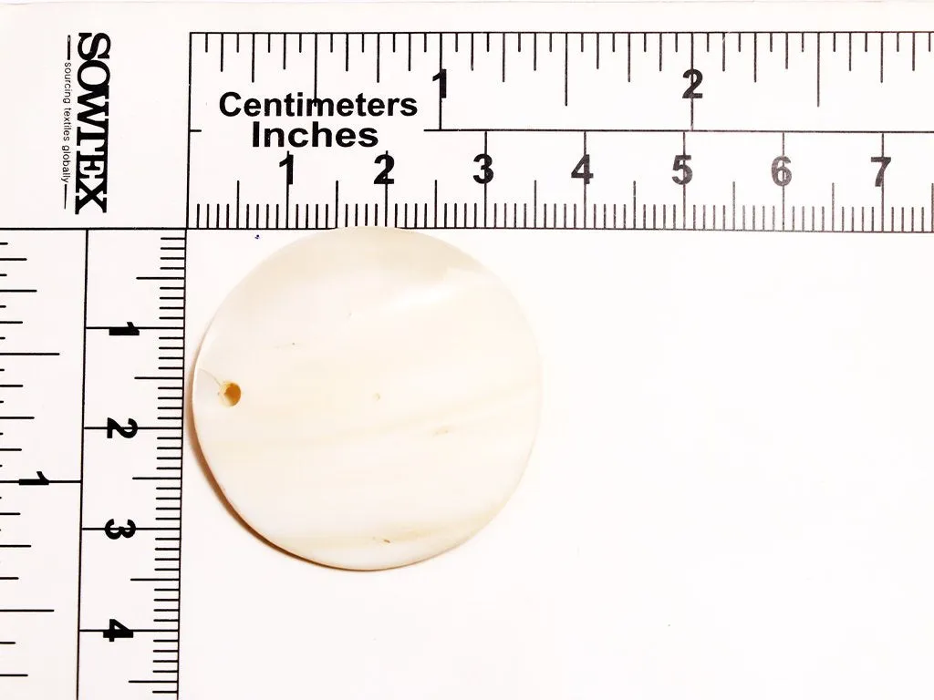 Off White Shell Beads