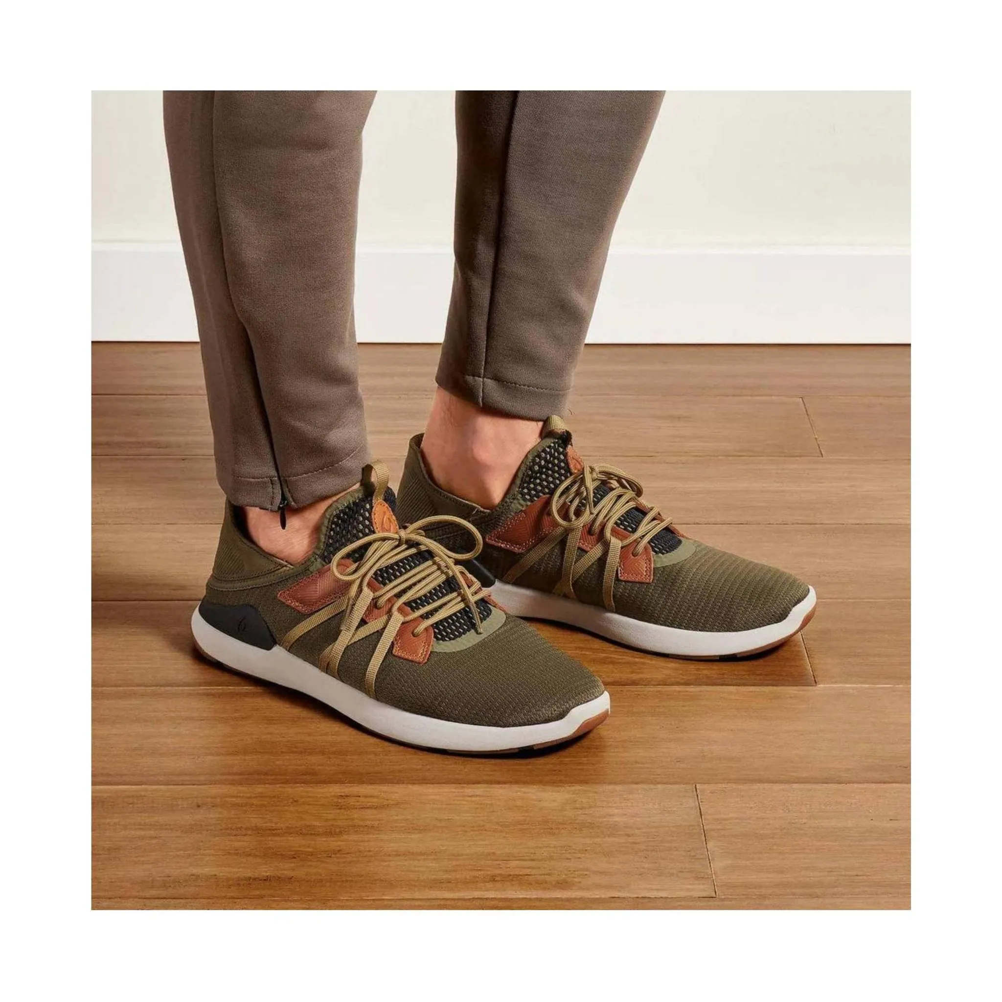 Olukai Men's Mio Li Shoes - Hunter / Lava Rock